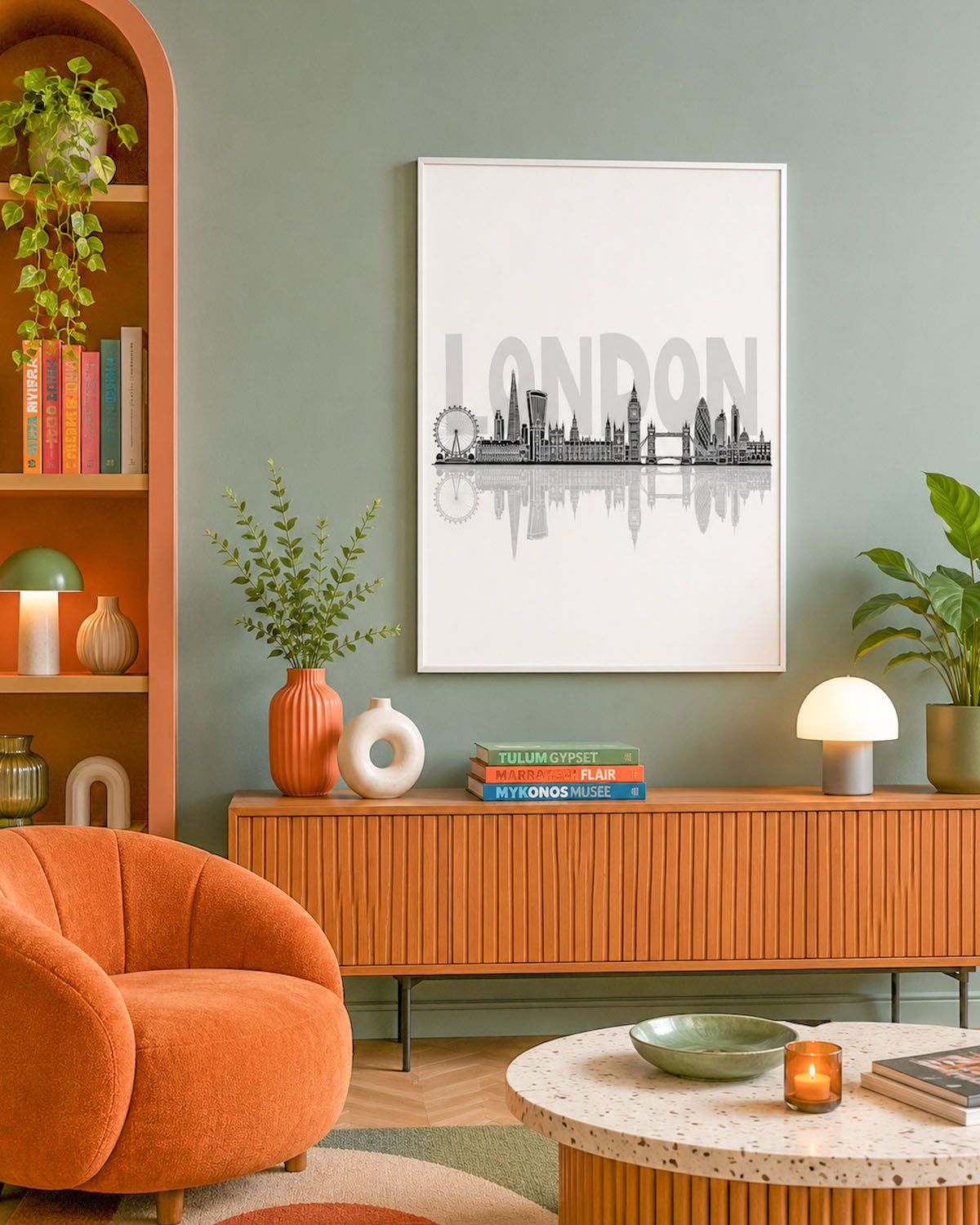 Poster Skyline Londra