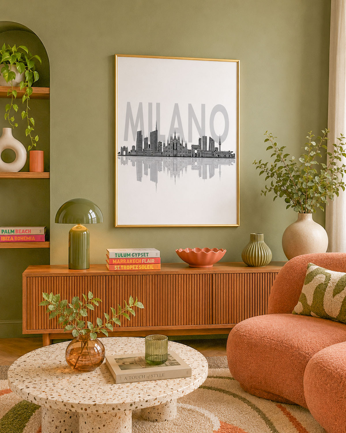 Poster Skyline Milano