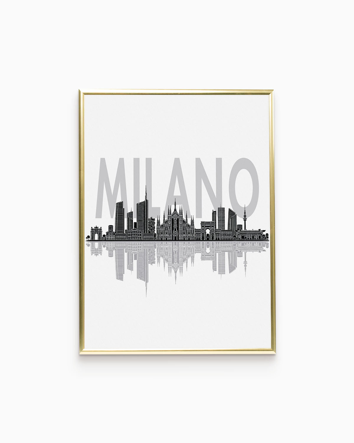 Poster Skyline Milano