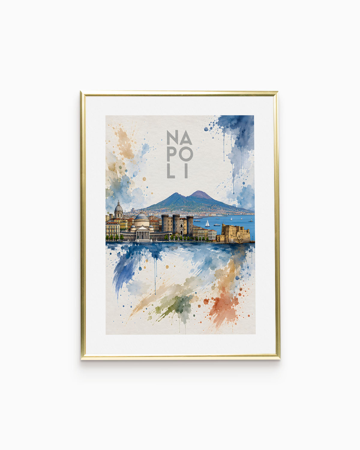 Poster city artistic Napoli