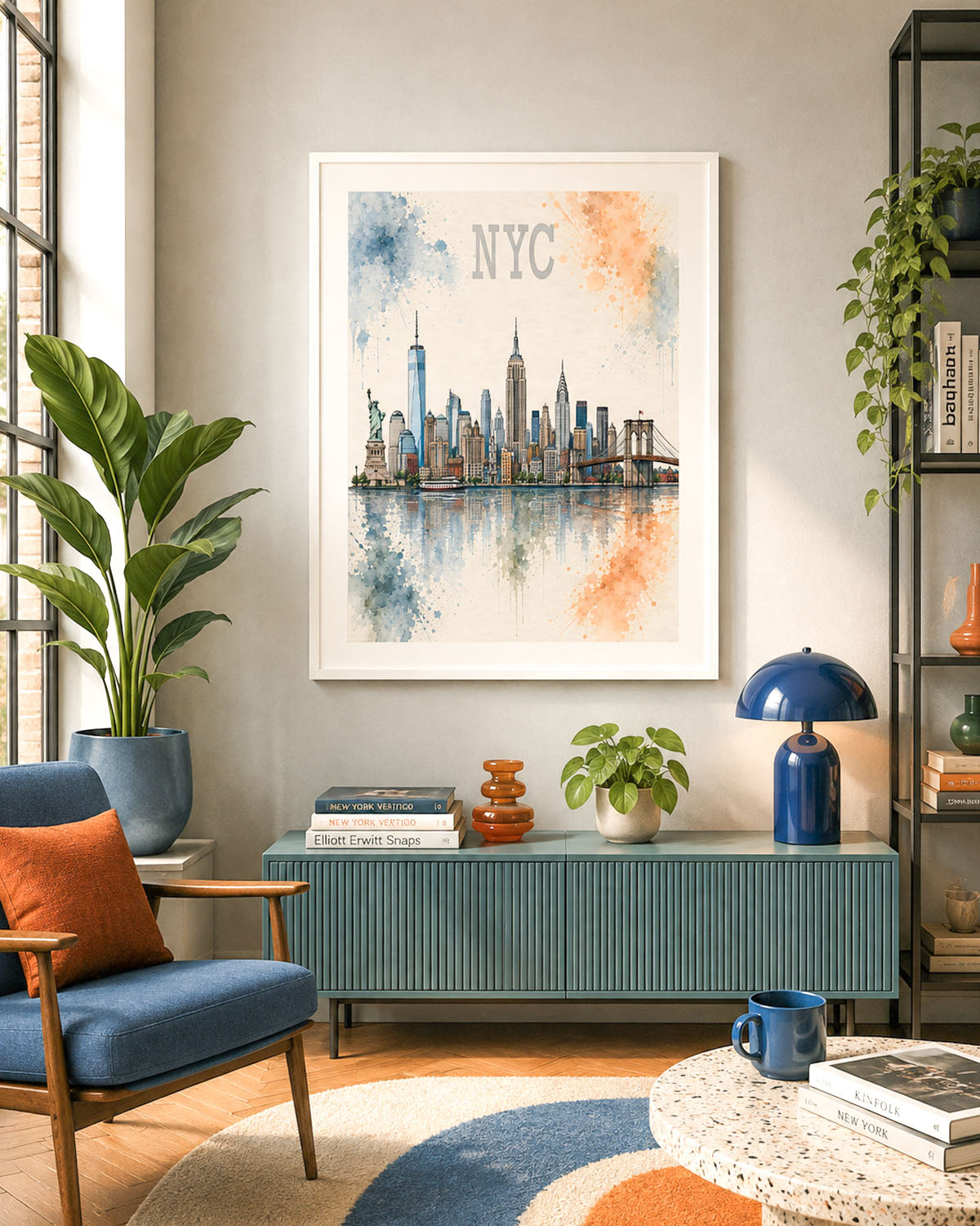 Poster city artistic New York