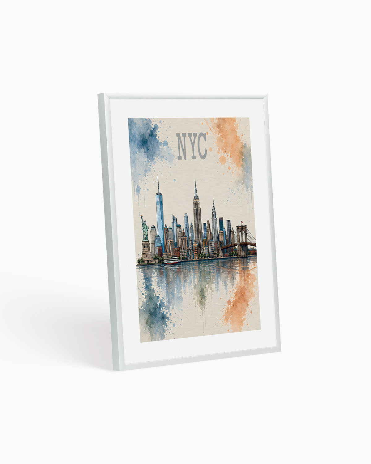 Poster city artistic New York