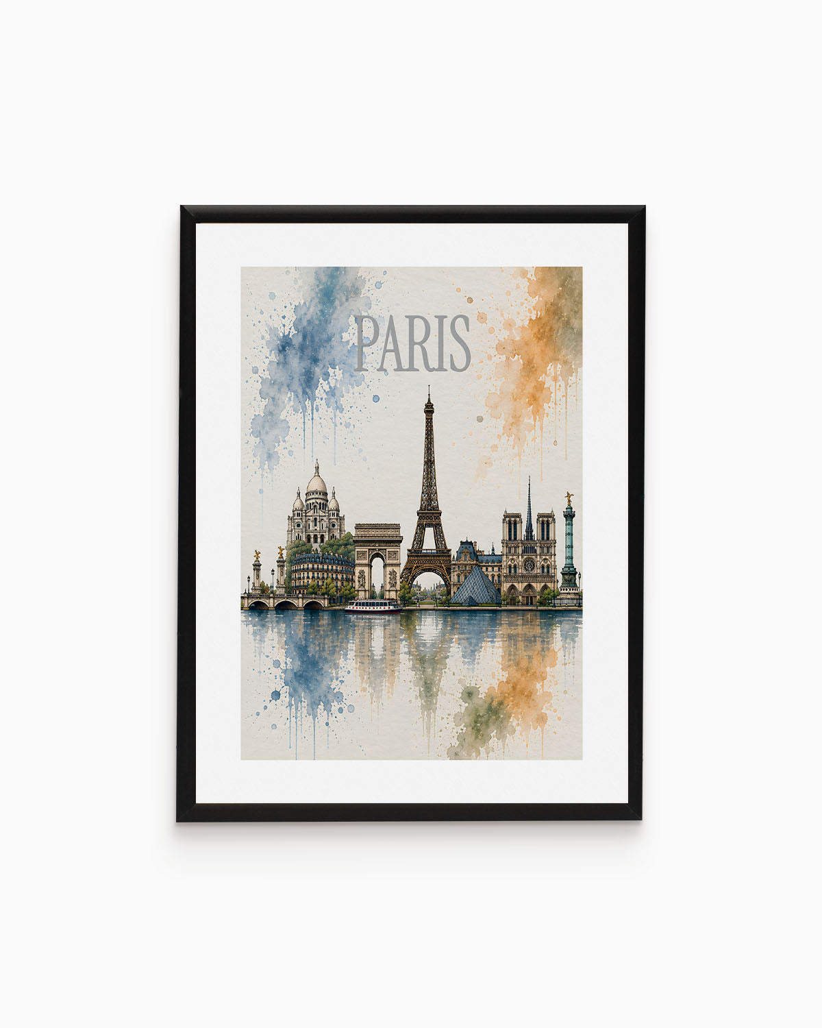 Poster city artistic Parigi