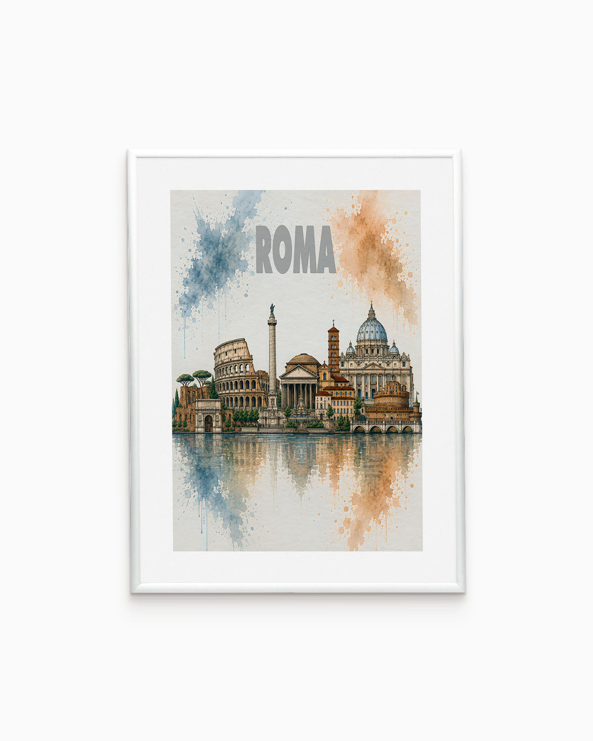 Poster city artistic Roma