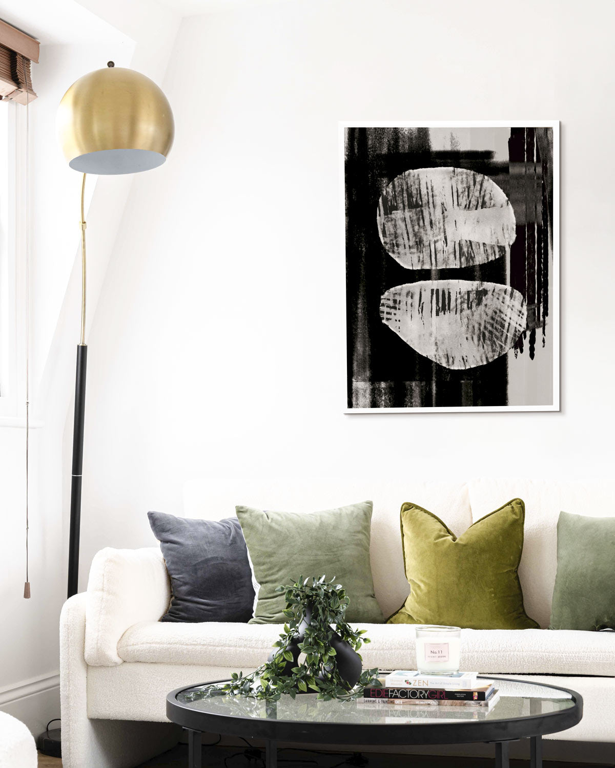 poster astratto contrasto, decorazione casa ideale per ambienti moderni