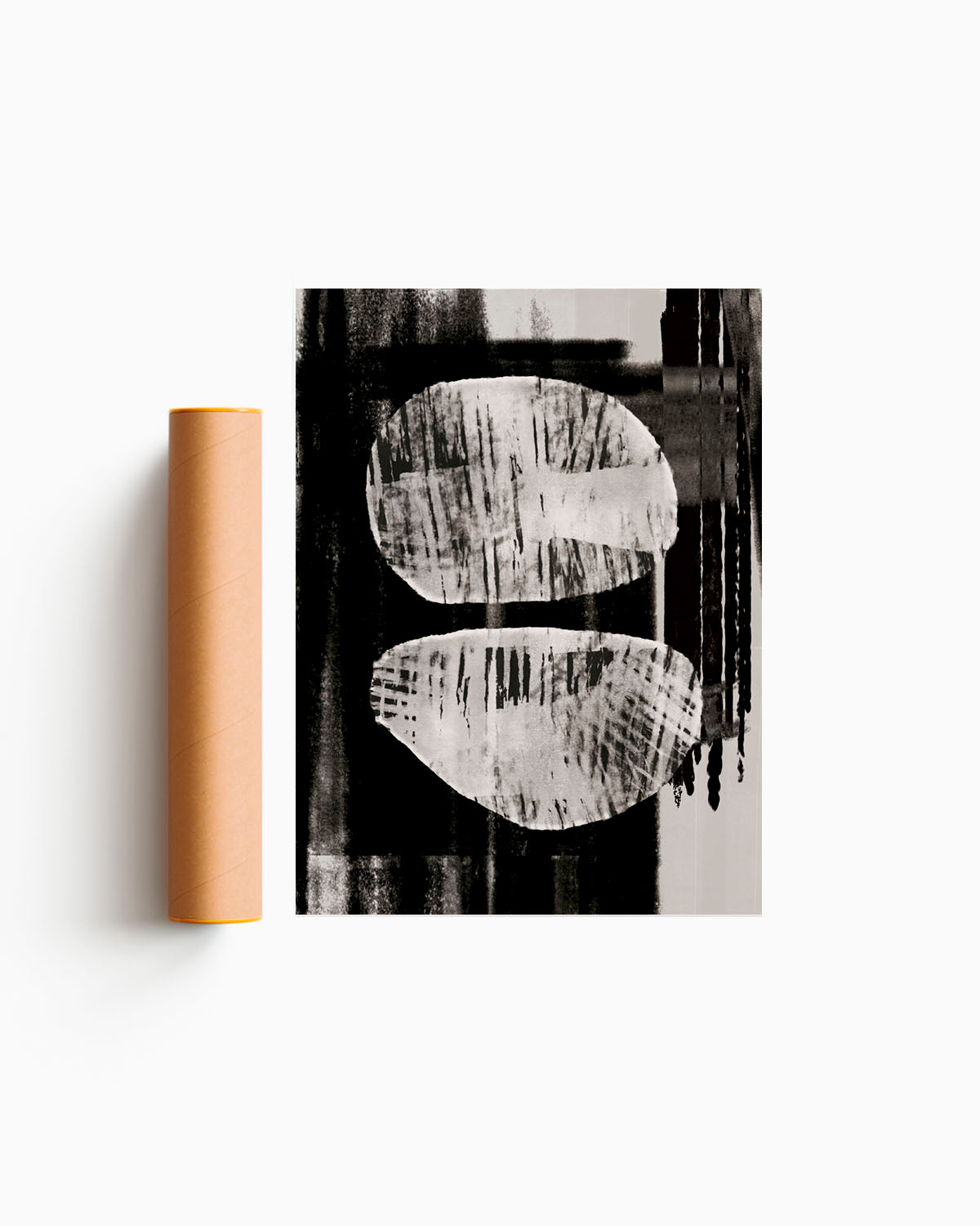 poster astratto contrasto, decorazione casa ideale per ambienti moderni