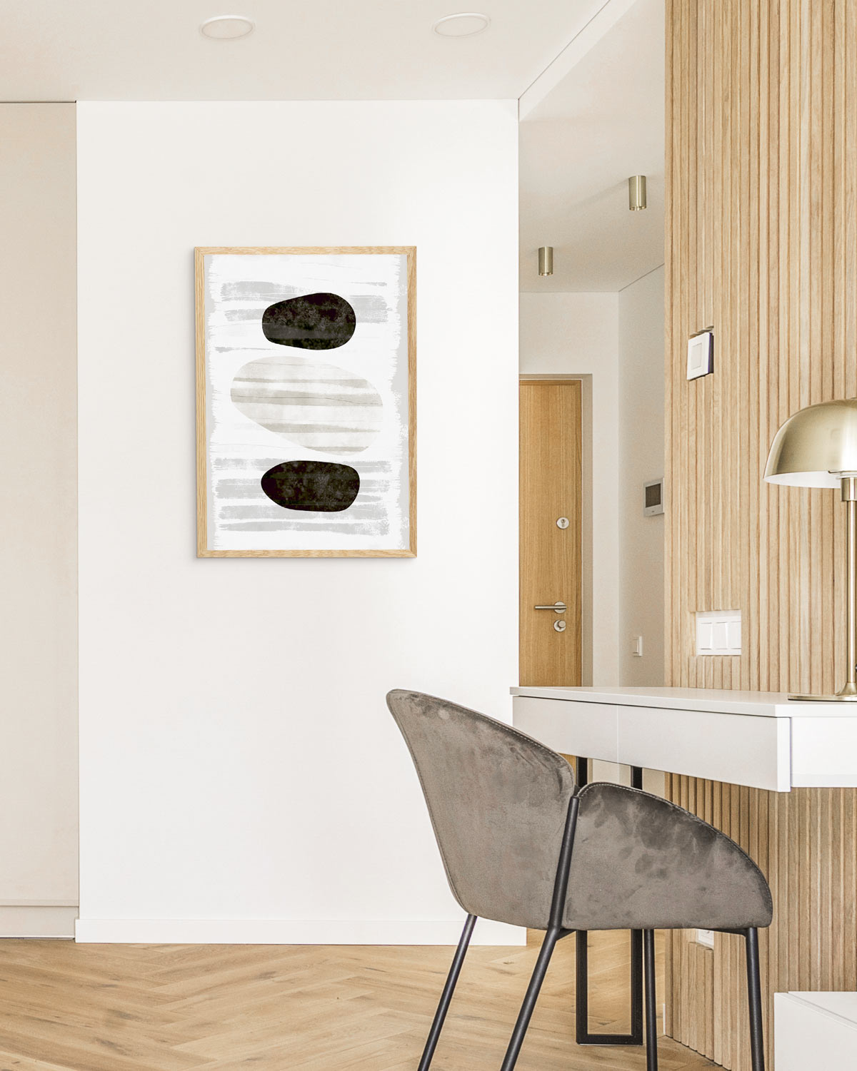poster astratto fossile, decorazione casa ideale per ambienti moderni