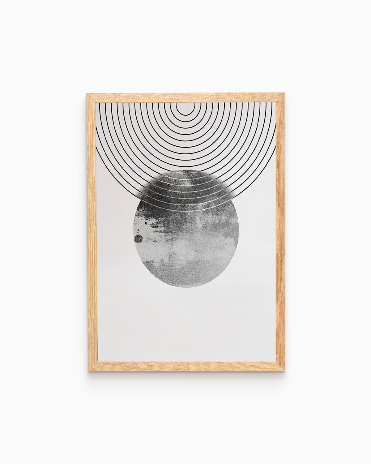 poster astratto eclissi, decorazione casa ideale per ambienti moderni