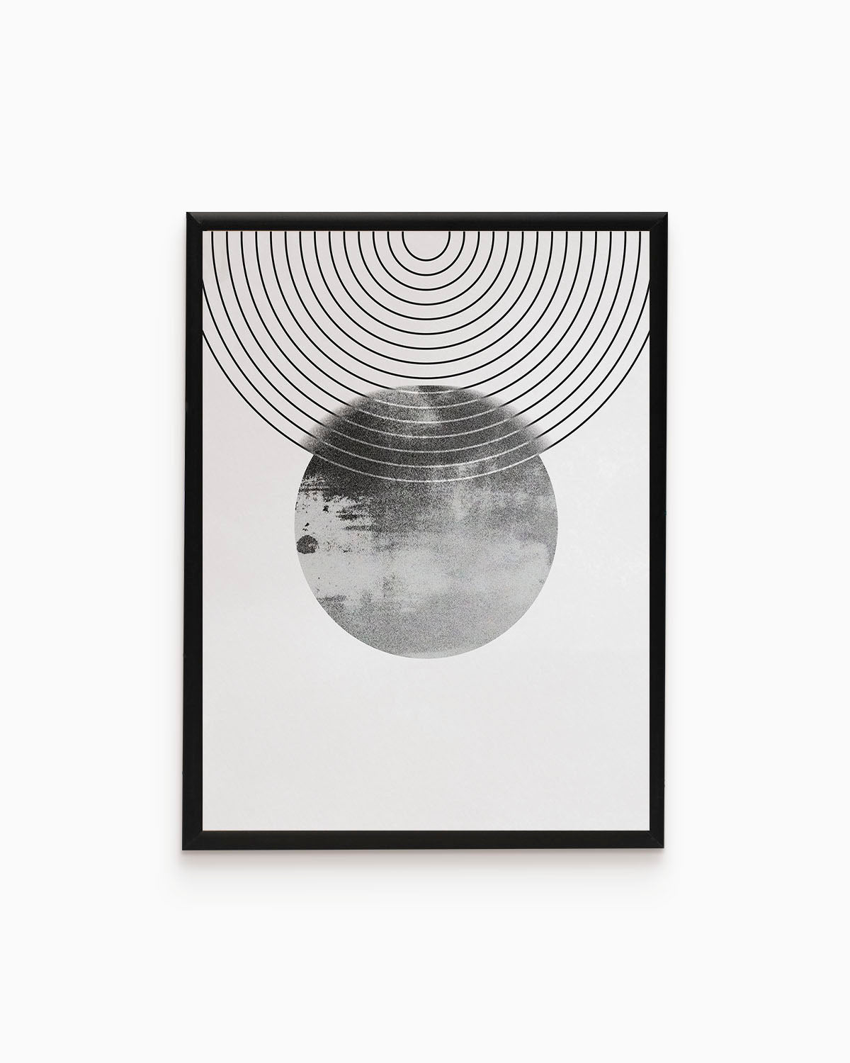 poster astratto eclissi, decorazione casa ideale per ambienti moderni