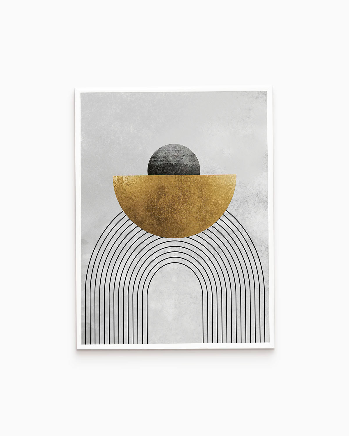 poster astratto eclissi, decorazione casa ideale per ambienti moderni