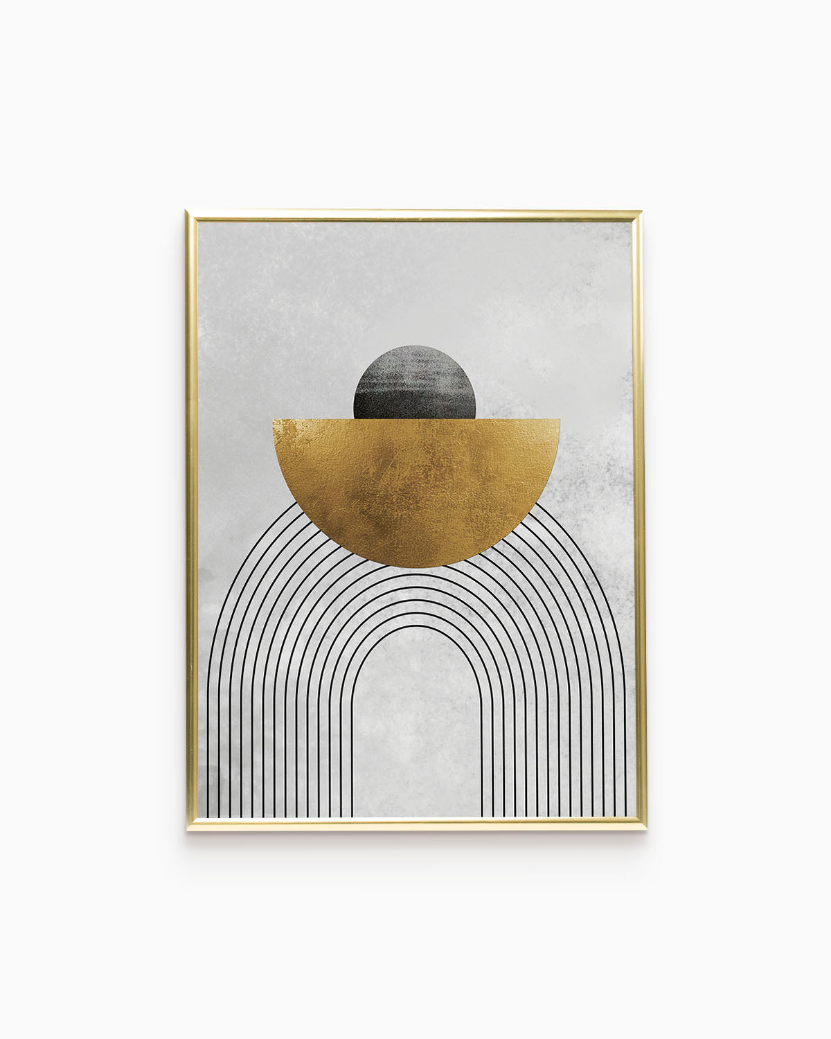 poster astratto eclissi, decorazione casa ideale per ambienti moderni