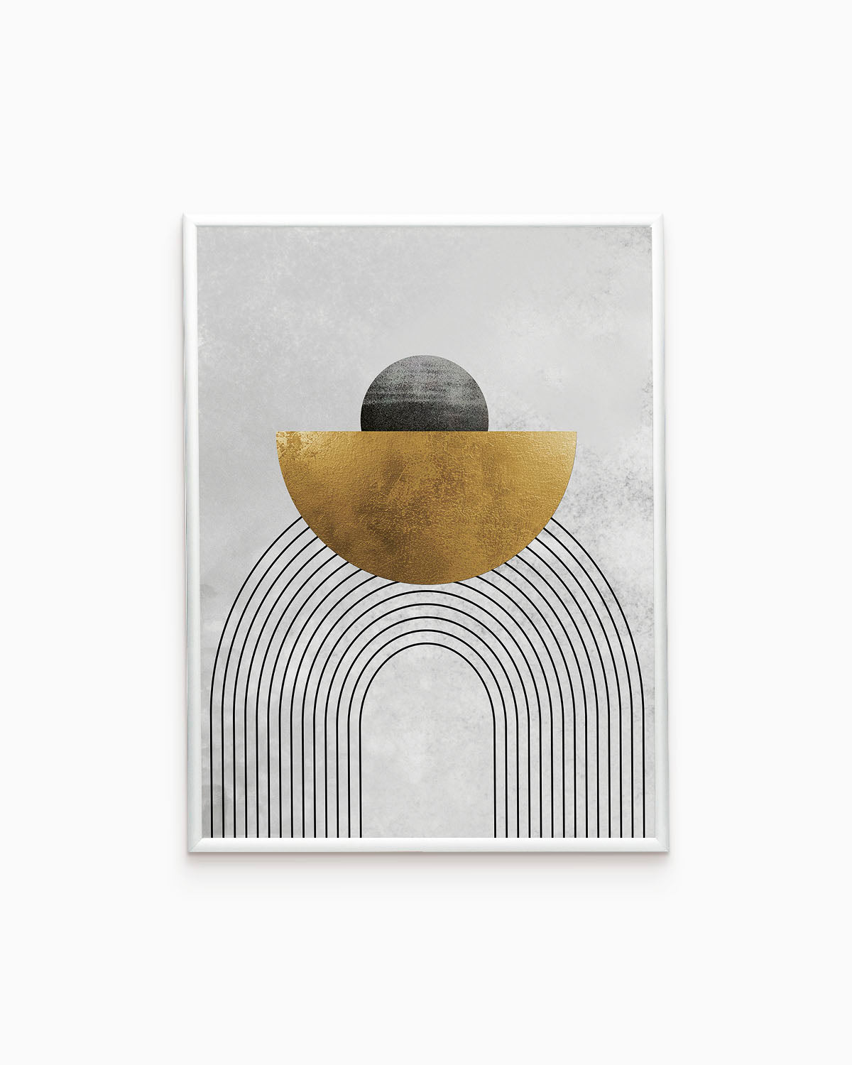 poster astratto eclissi, decorazione casa ideale per ambienti moderni