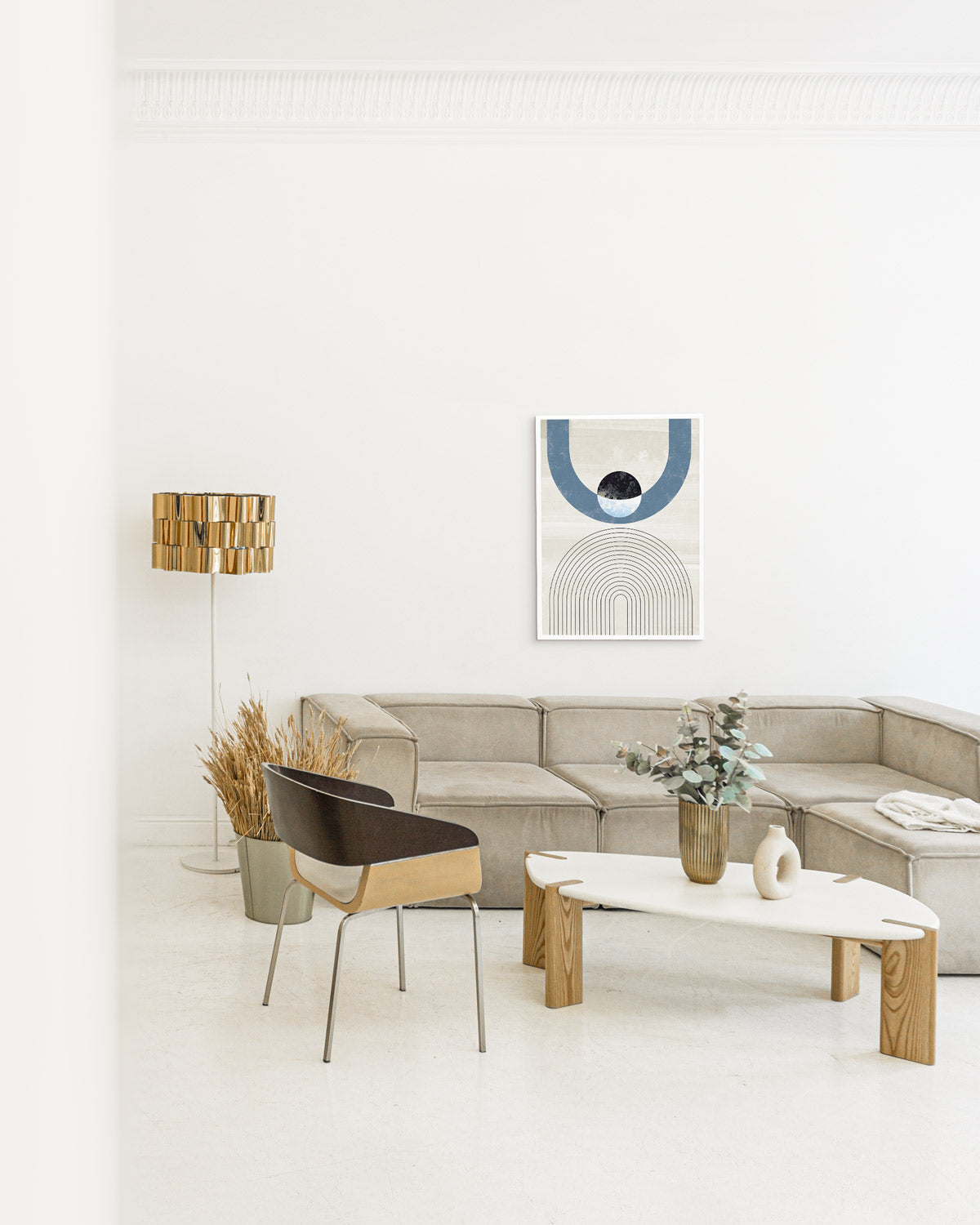 poster astratto sospeso, decorazione casa ideale per ambienti moderni