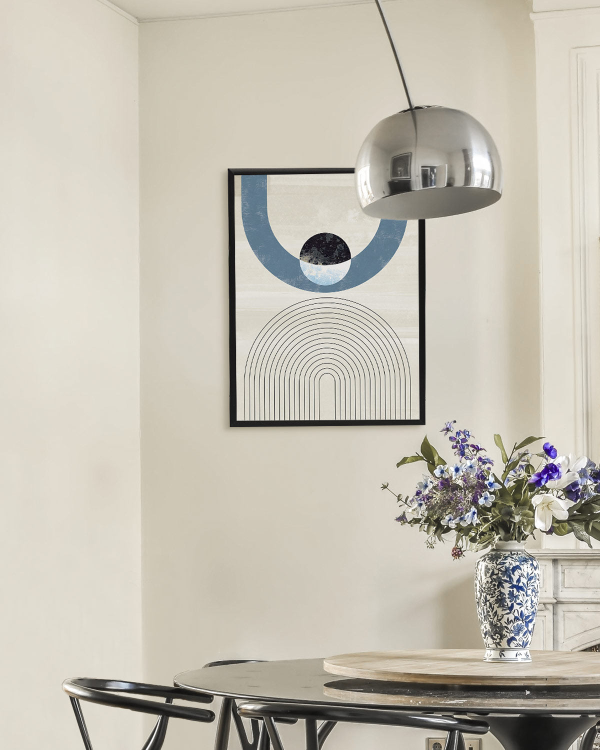 poster astratto sospeso, decorazione casa ideale per ambienti moderni