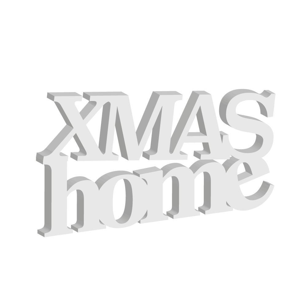 Targa da appoggio XMAS Home