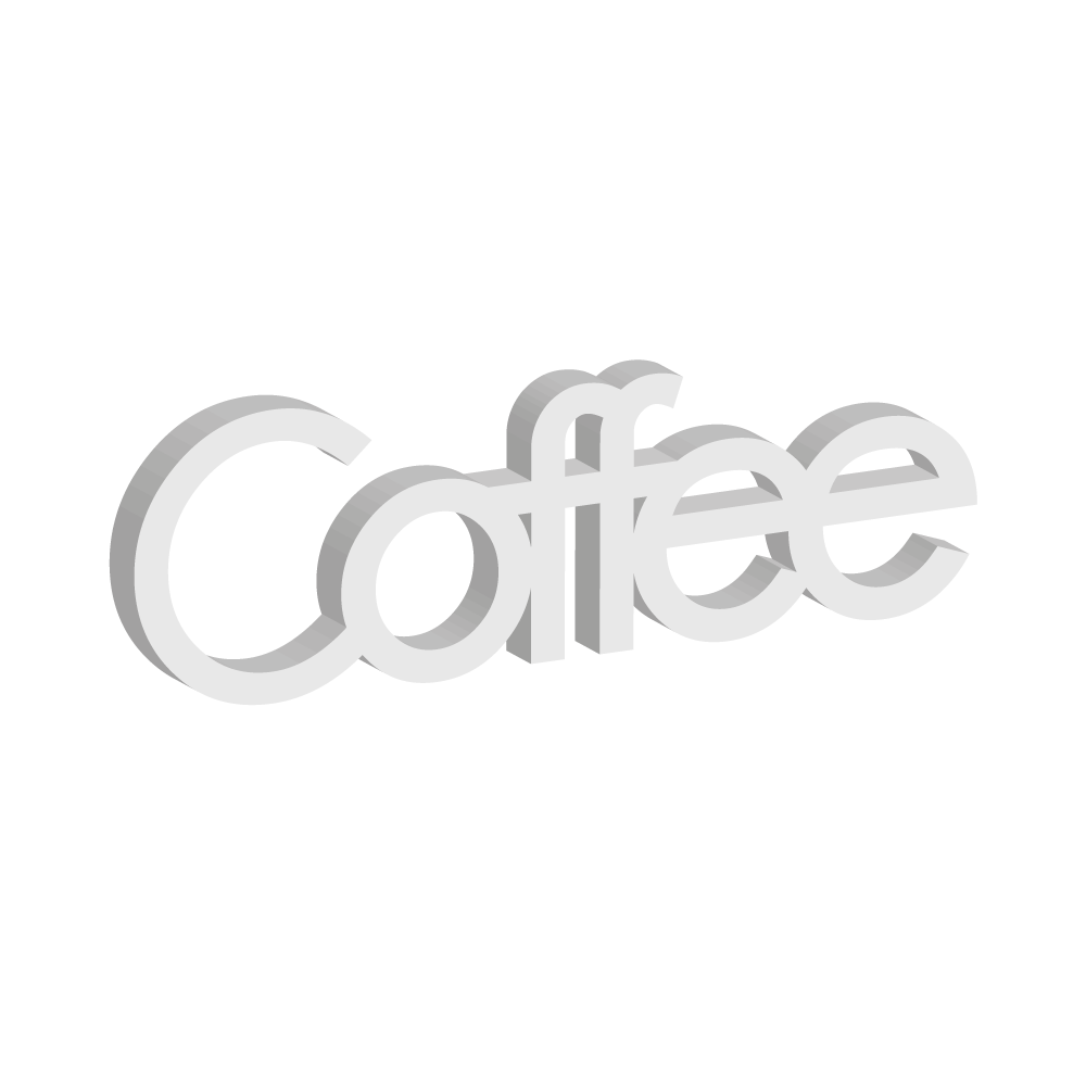 Targa da Appoggio Coffee