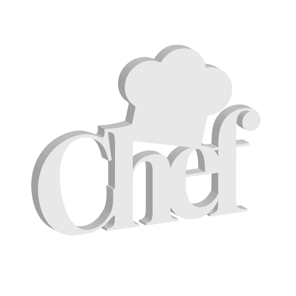 Targa in Legno - Chef