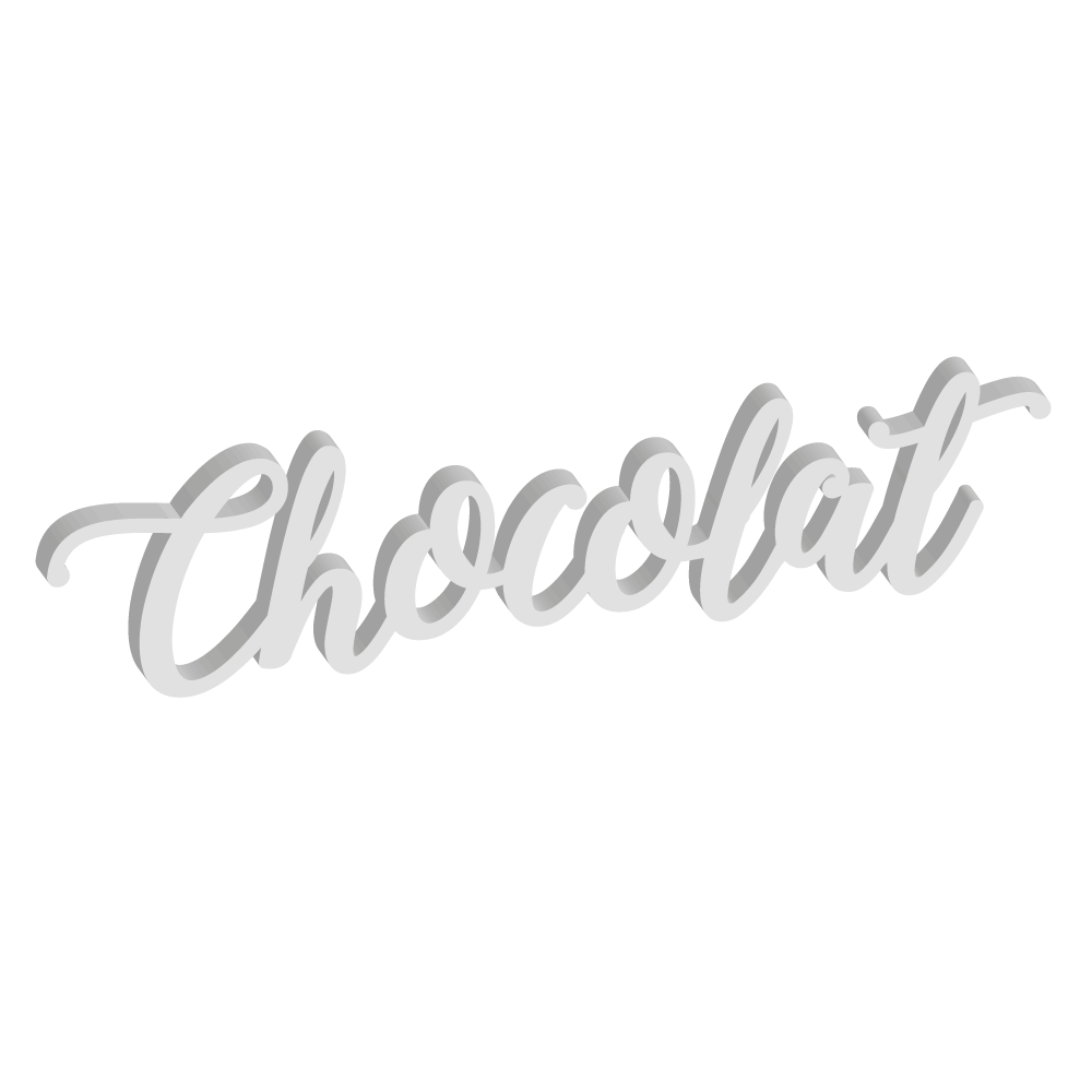 Targa da Appoggio Chocolat