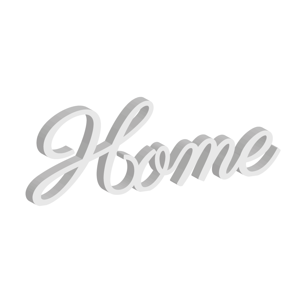 Targa da Appoggio Home