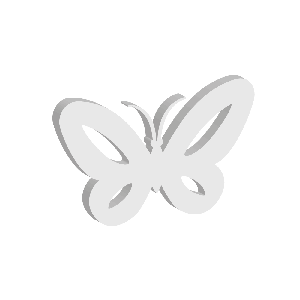 Targa in Legno - Butterfly