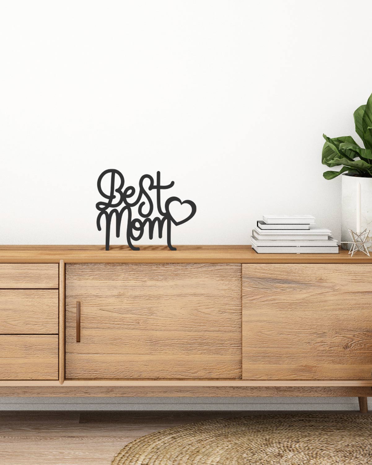 Targa in Legno Best Mom