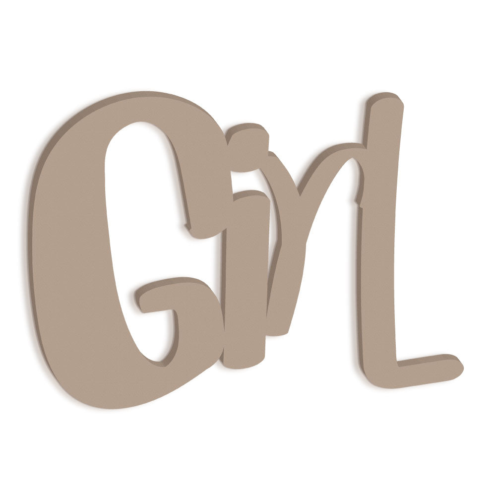 Scritta in legno Kids Girl