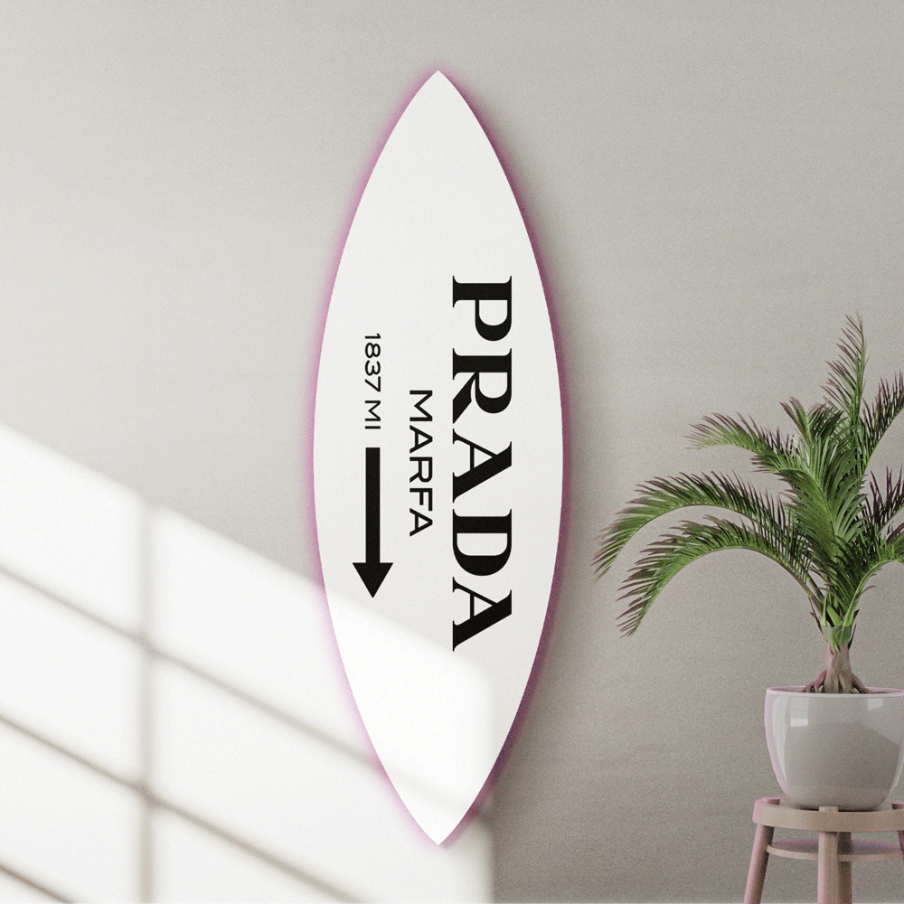 Surfboard Iconic Sign