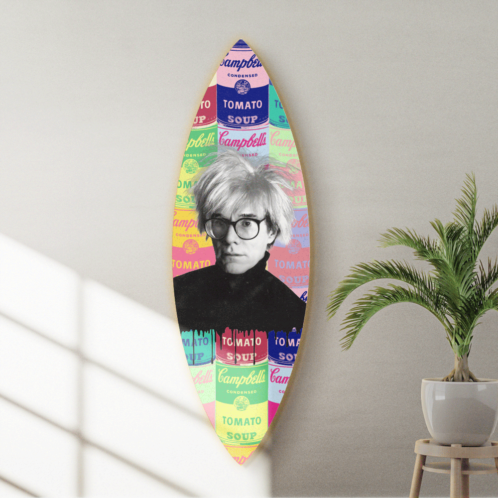 Round noticeboard shelf