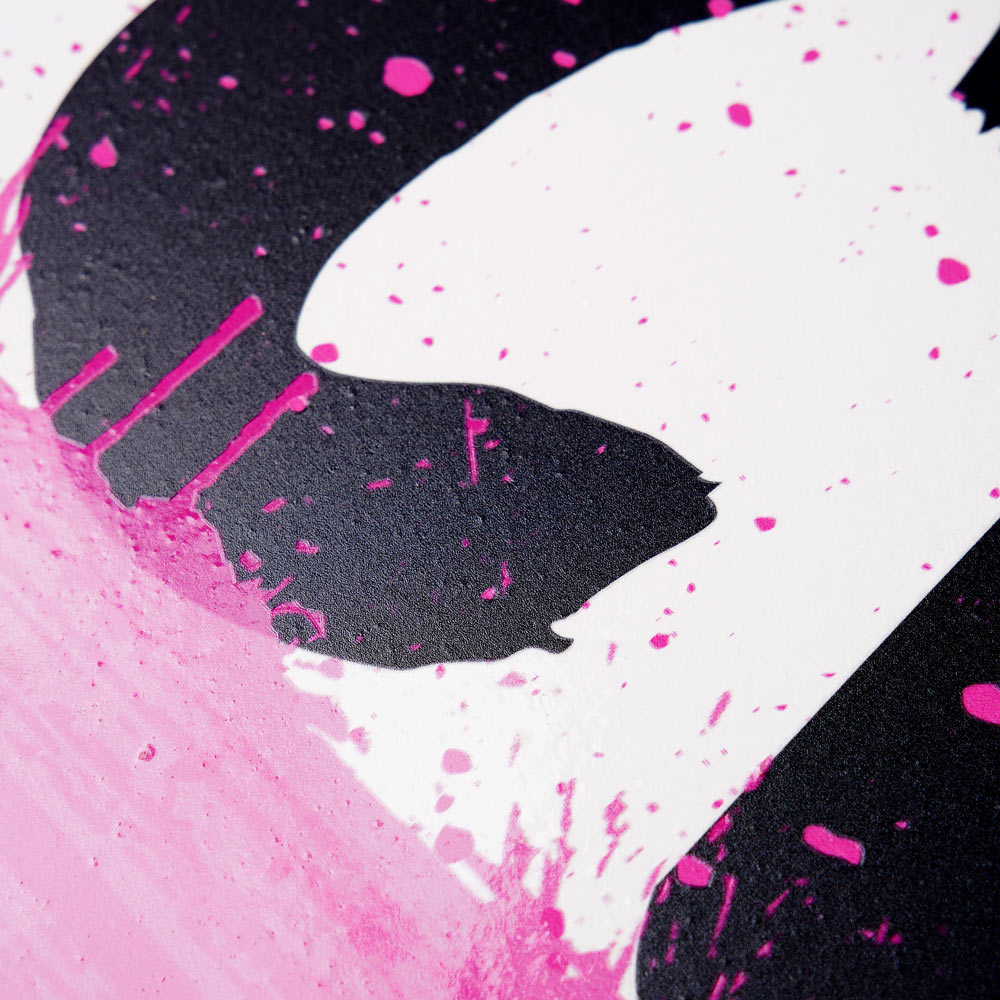 Surfboard Pink Drip