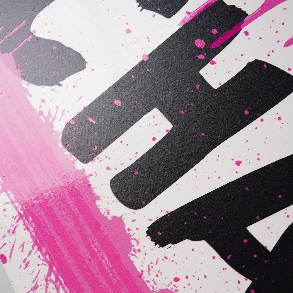 Surfboard Pink Drip