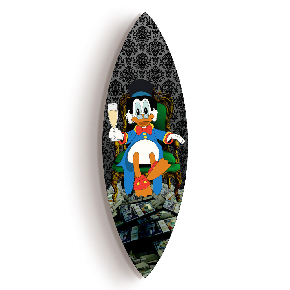 Surfboard Save water, drink champagne