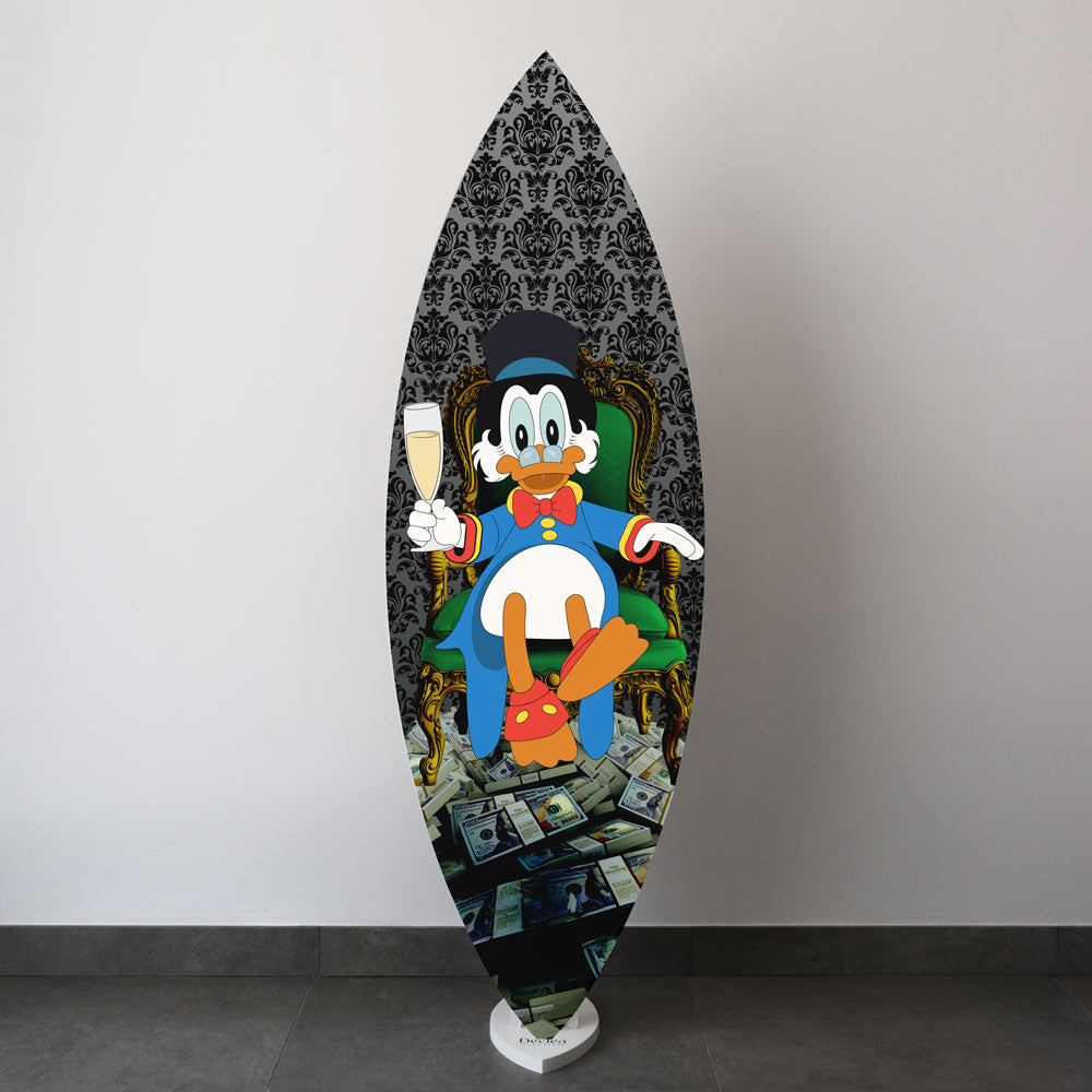 Surfboard Save water, drink champagne