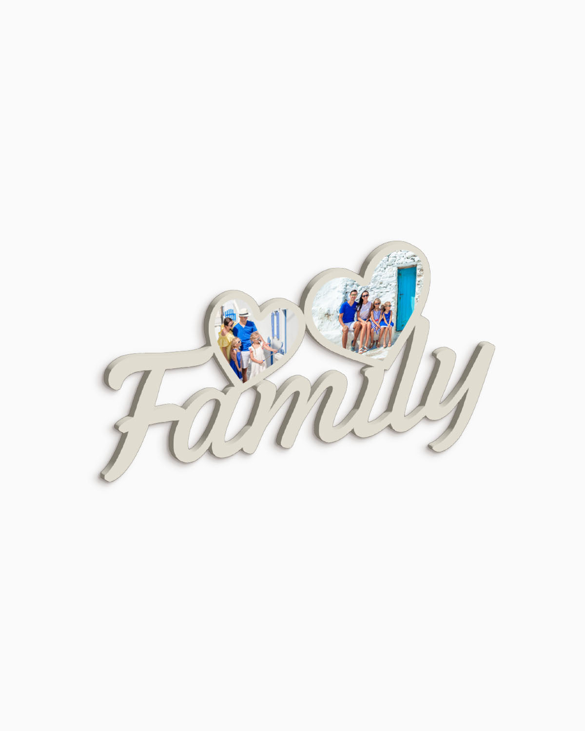 Tavoletta Family foto cuori