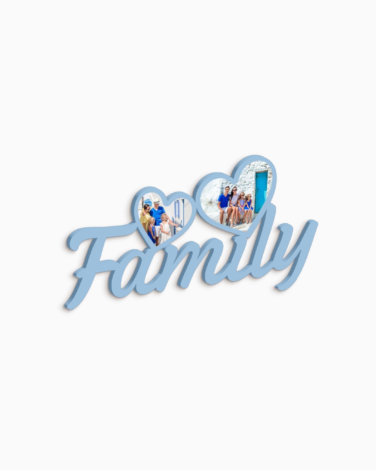 Tavoletta Family foto cuori