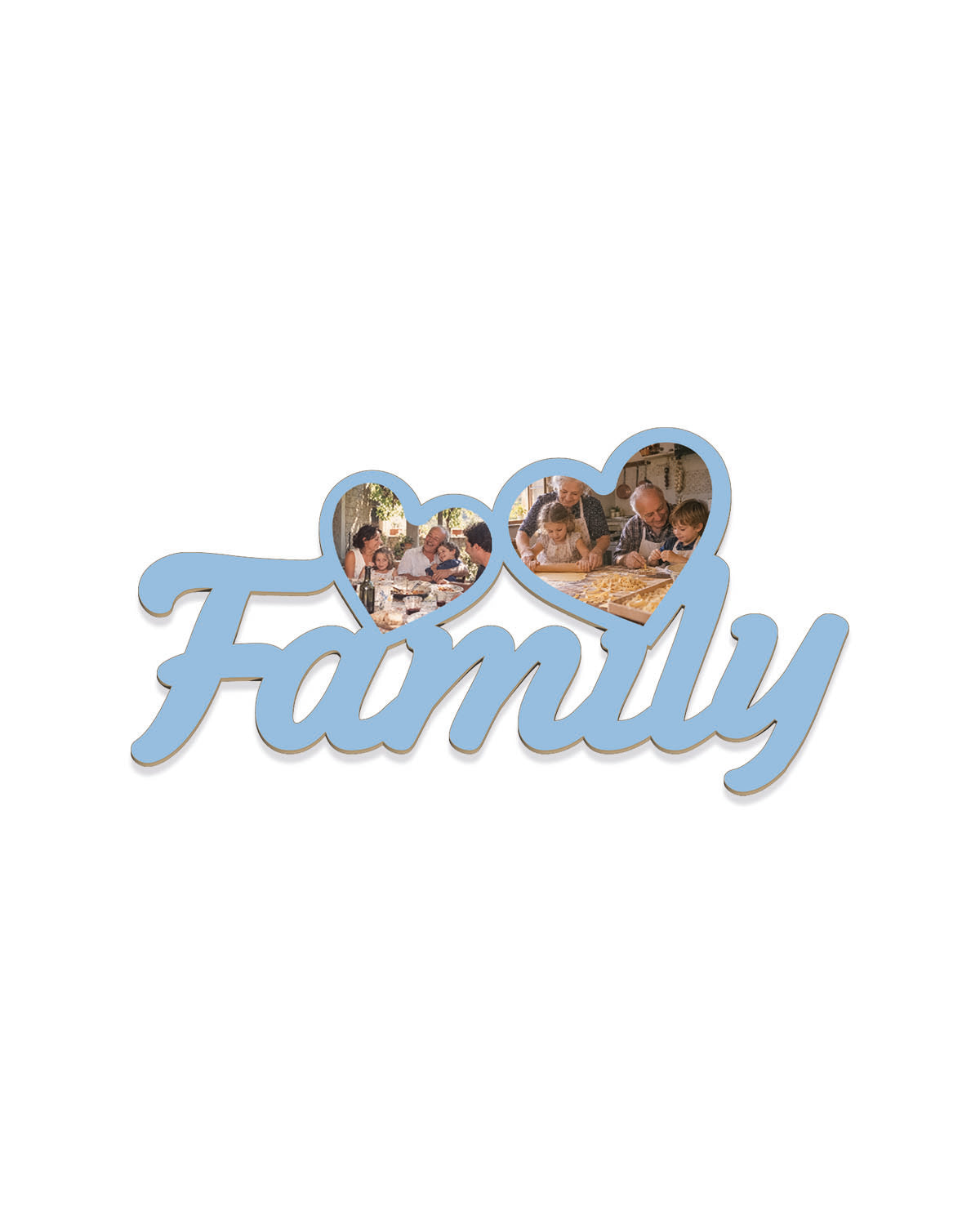 Tavoletta Family foto cuori