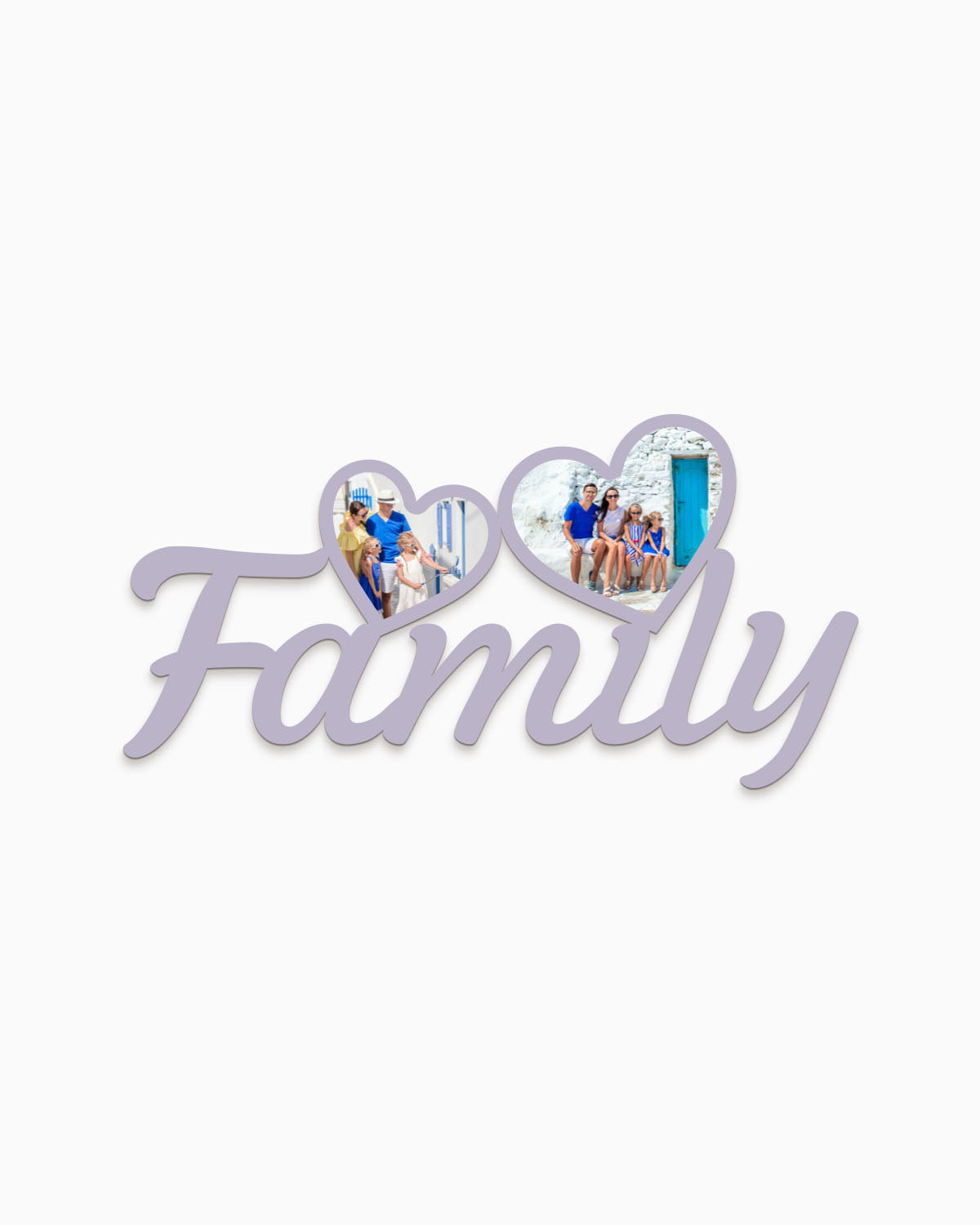 Tavoletta Family foto cuori