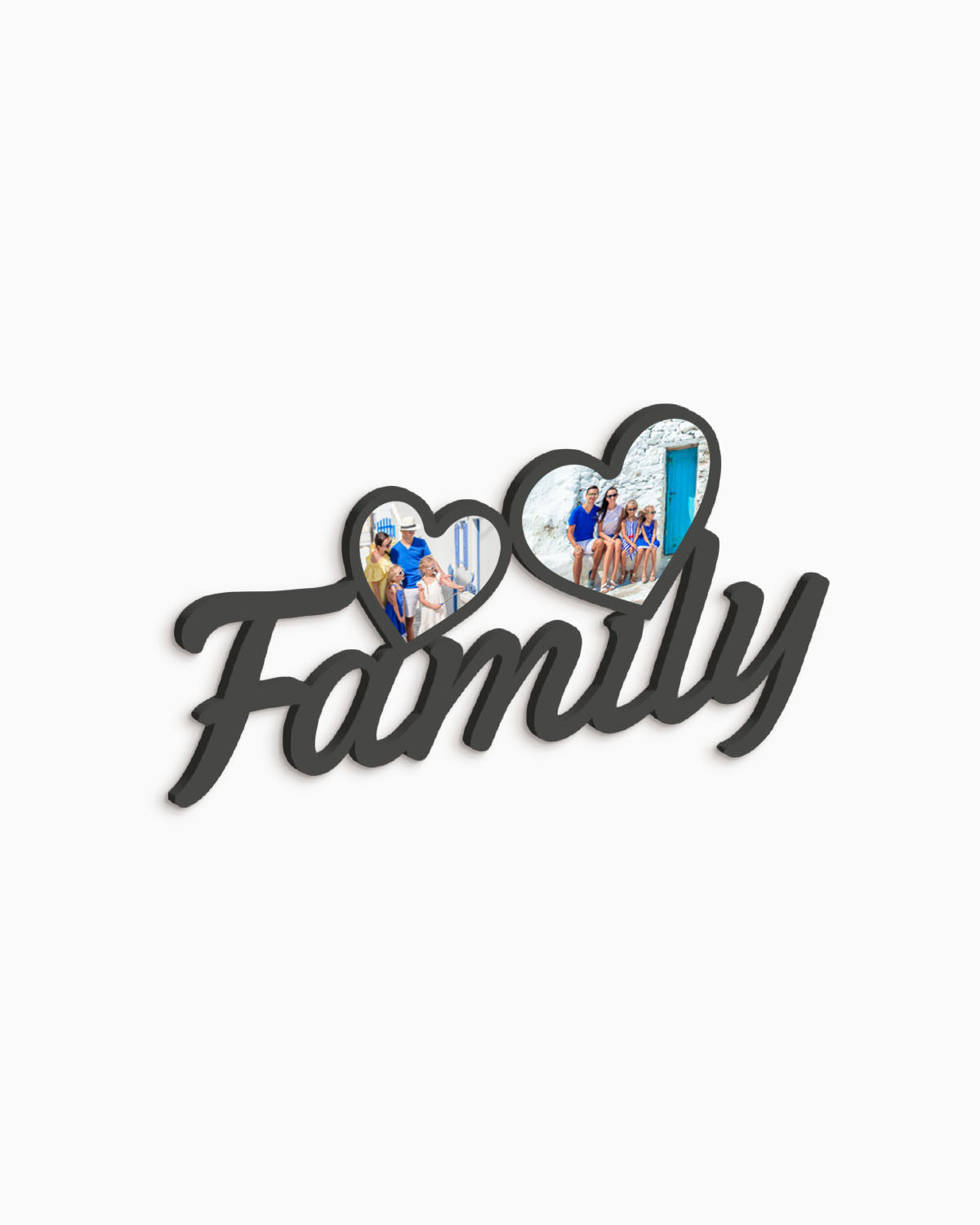 Tavoletta Family foto cuori