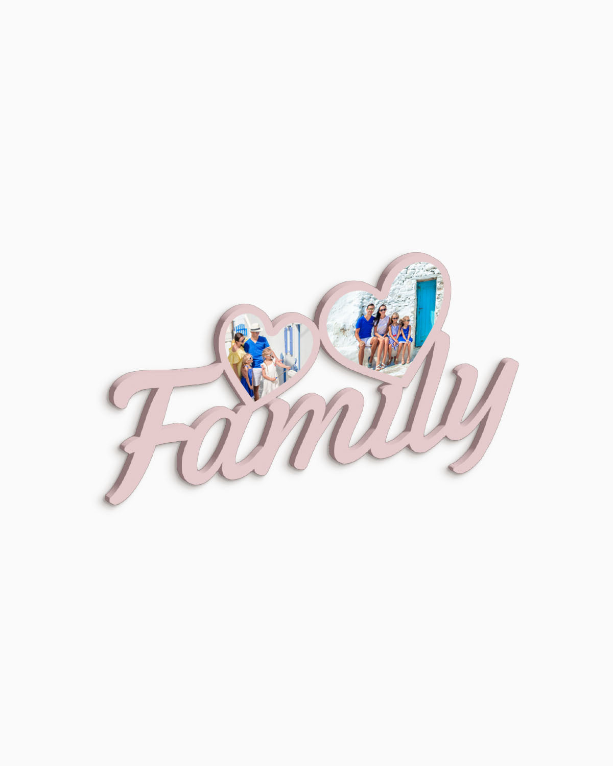 Tavoletta Family foto cuori
