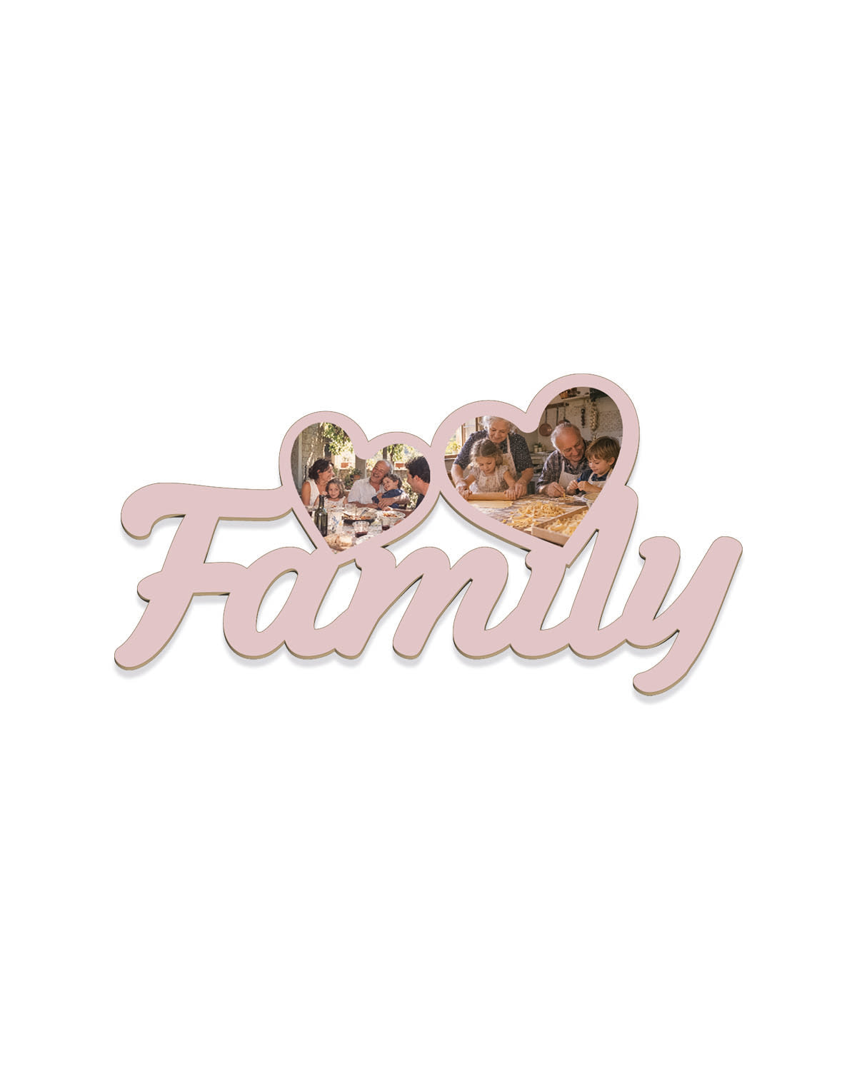 Tavoletta Family foto cuori