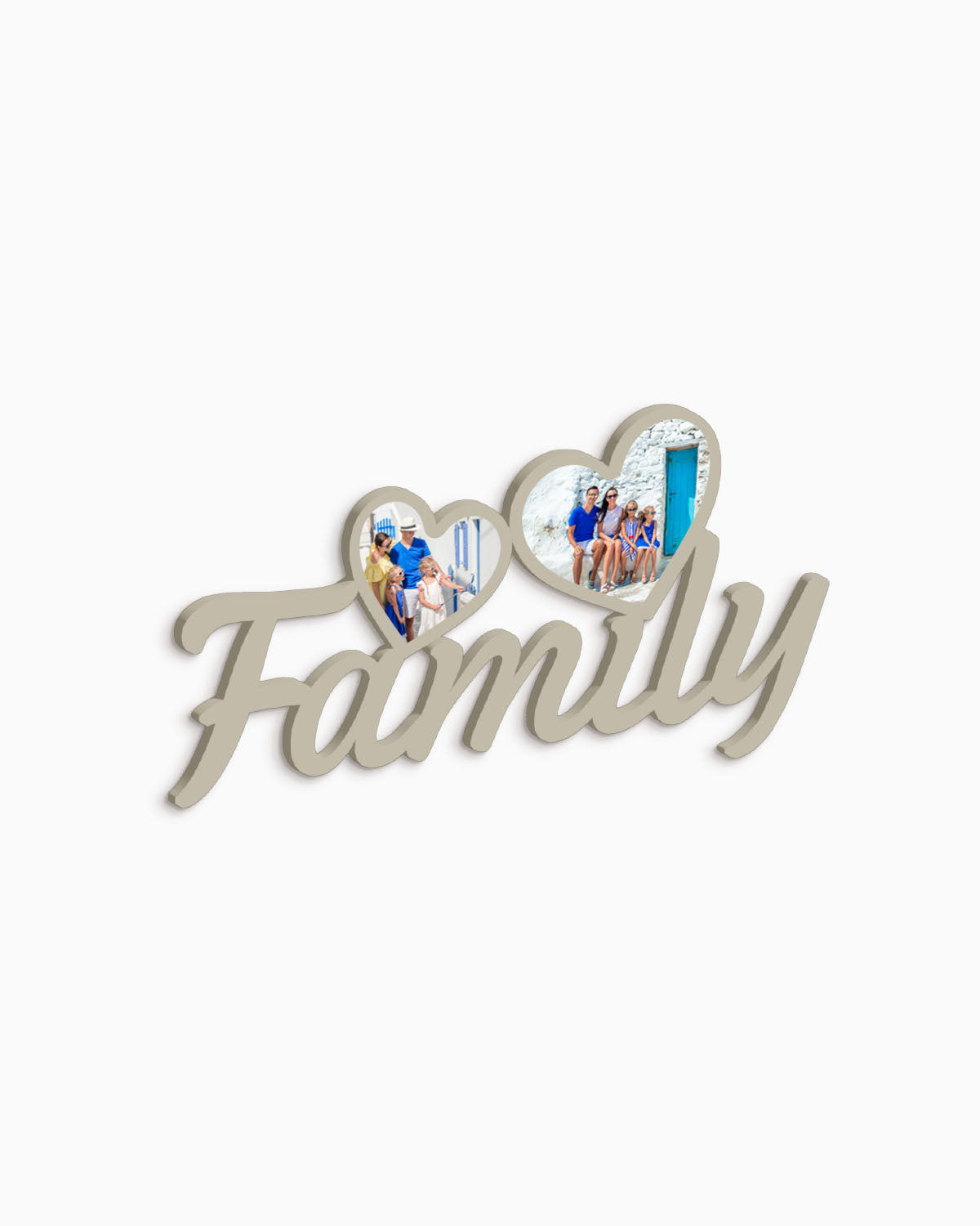 Tavoletta Family foto cuori