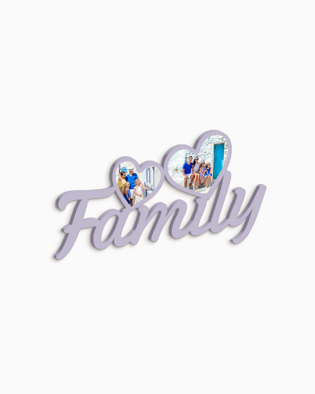 Tavoletta Family foto cuori