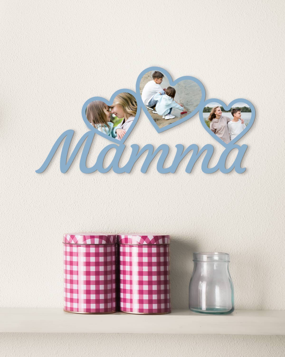 Tavoletta Mamma foto cuori