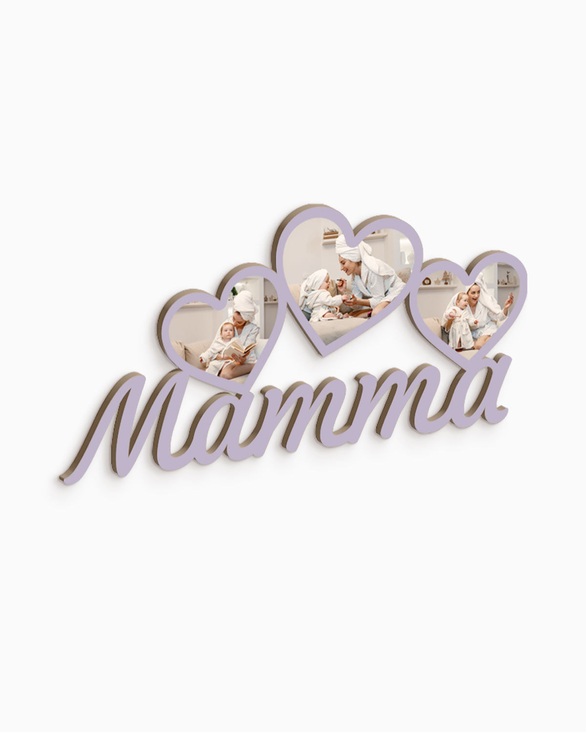 Tavoletta Mamma foto cuori