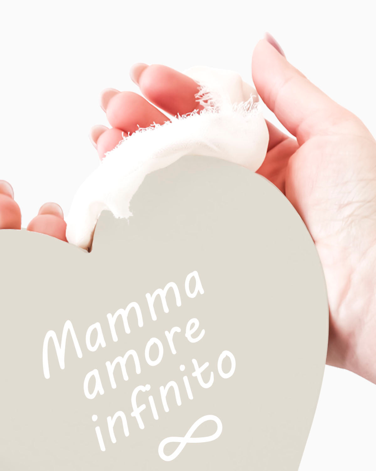 Tavoletta Cuore mamma amore infinito