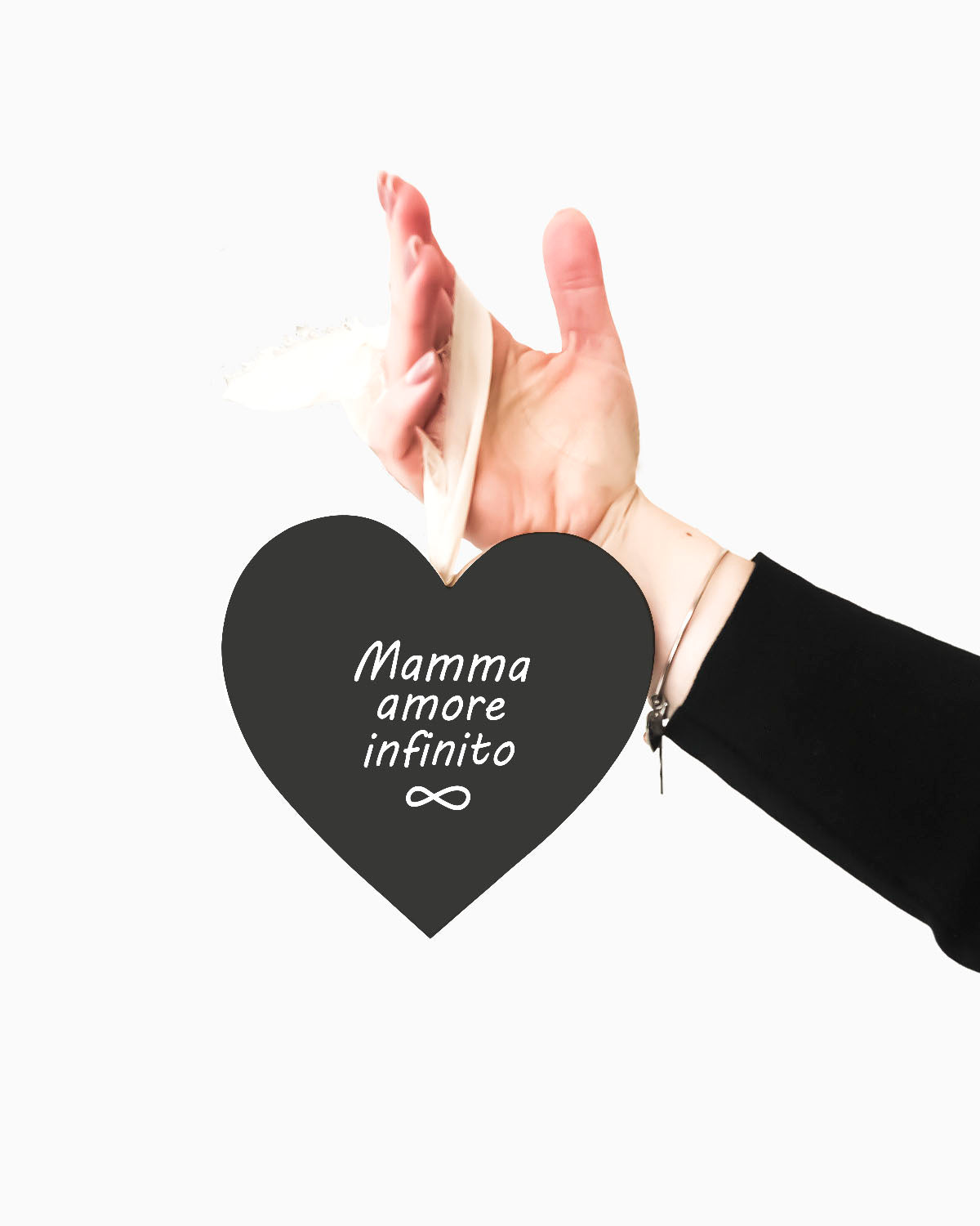 Tavoletta Cuore mamma amore infinito