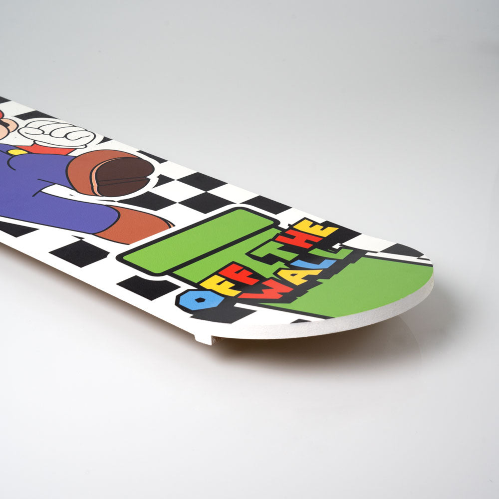 Skate Mario off the wall