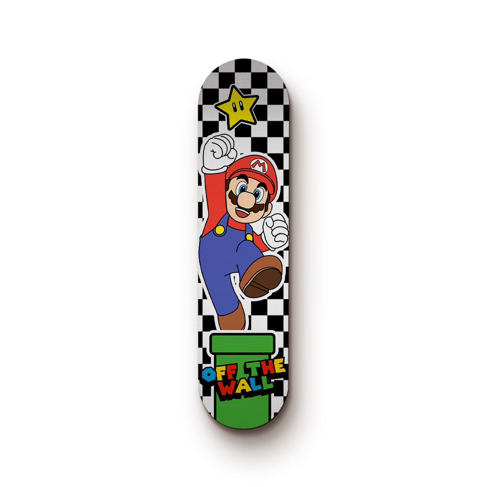 Skate Mario off the wall