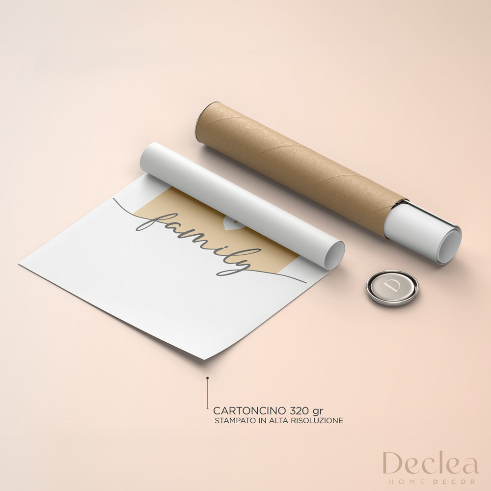Poster Personalizzato Family Home