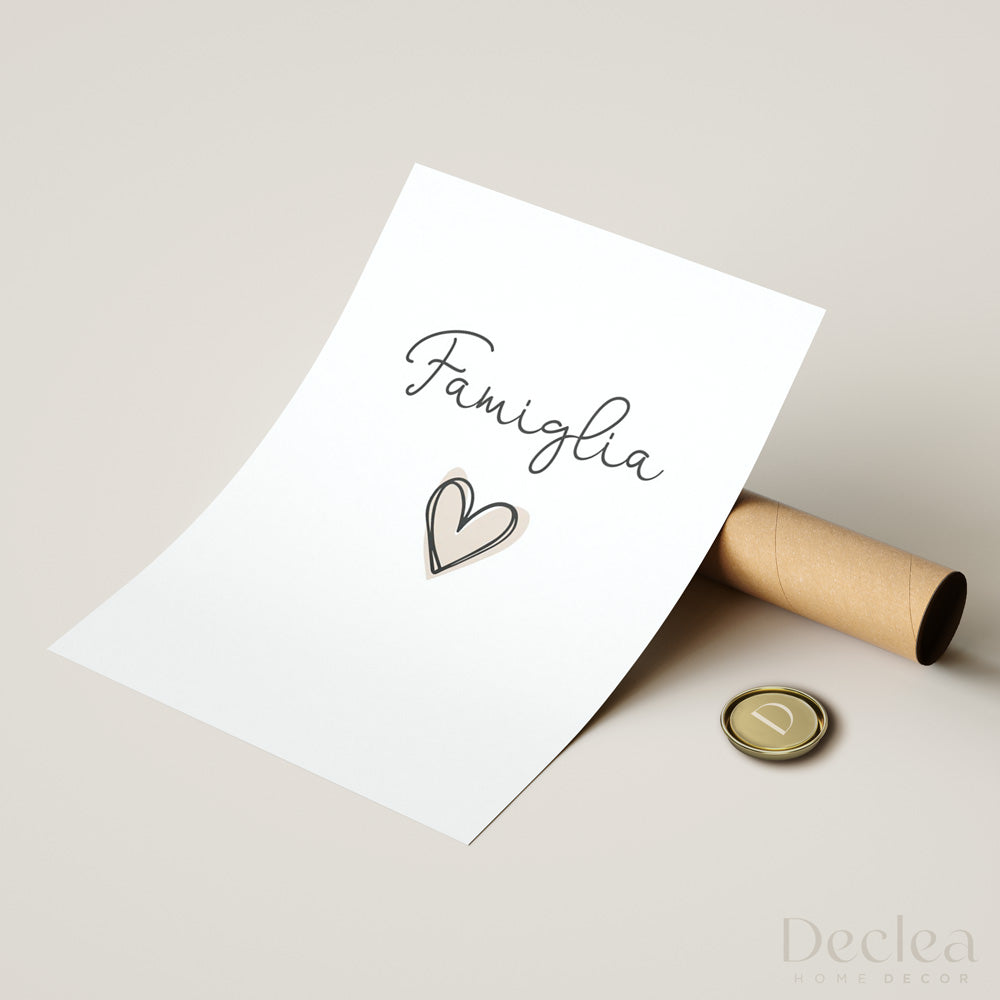 Poster Personalizzato Family