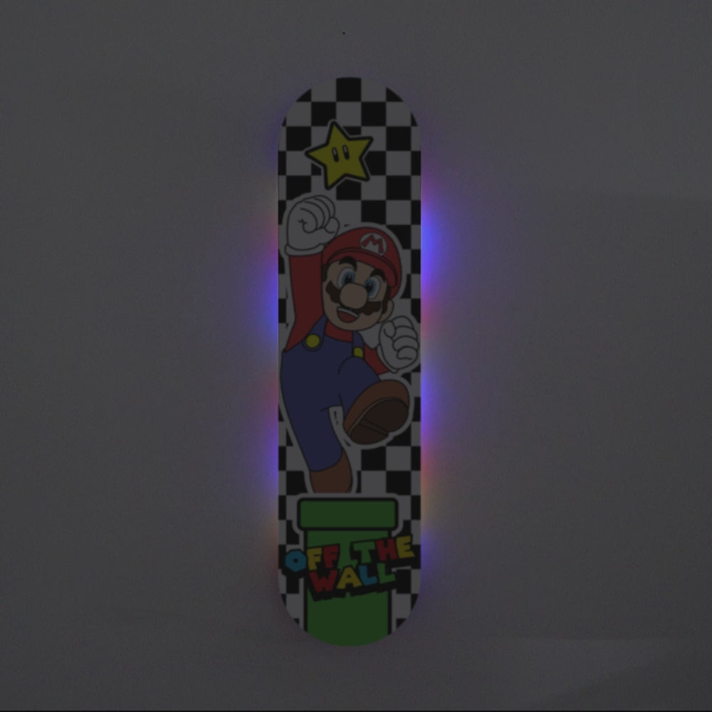 Skate Mario off the wall